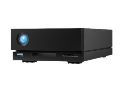 LaCie 1big Dock STHS8000800 - Macierz dyskowa - 8 TB - 1 wnęki (SATA-600) - HDD 8 TB x 1 - Thunderbolt 3, USB 3.1 (zewnętrzna) -