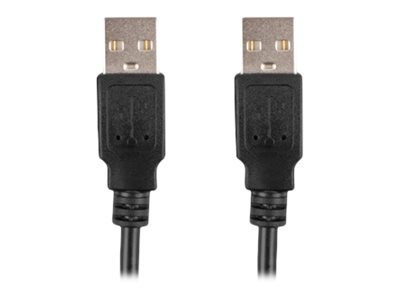Lanberg - Kabel USB - USB (M) do USB (M) - USB 2.0 - 1.8 m - czarny