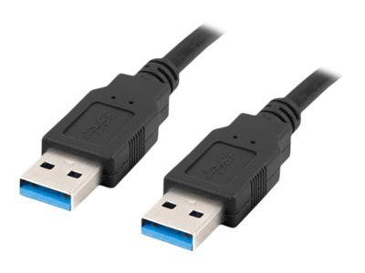 Lanberg - Kabel USB - USB Typ A (M) do USB Typ A (M) - USB 3.0 - 1.8 m - czarny