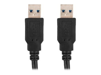 Lanberg - Kabel USB - USB Typ A (M) do USB Typ A (M) - USB 3.0 - 1.8 m - czarny