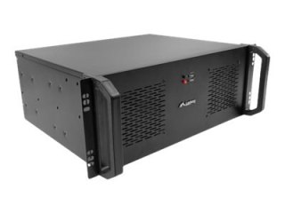 Lanberg - Montowany w stojaku 4U - ATX - brak zasilacza - czarny - USB