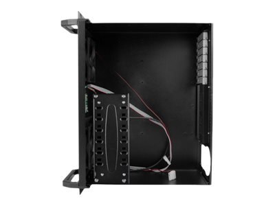 Lanberg - Montowany w stojaku 4U - ATX - brak zasilacza - czarny - USB