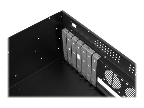 Lanberg - Montowany w stojaku 4U - ATX - brak zasilacza - czarny - USB