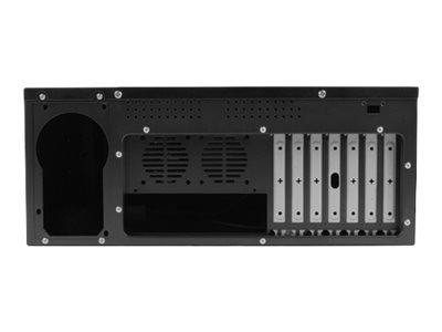 Lanberg - Montowany w stojaku 4U - ATX - brak zasilacza - czarny - USB