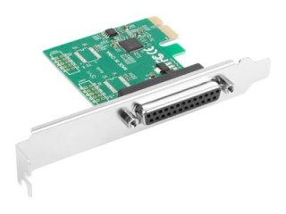 Lanberg PCE-LPT-001 - Adapter równoległy - PCI Express x1 niski profil - IEEE 1284