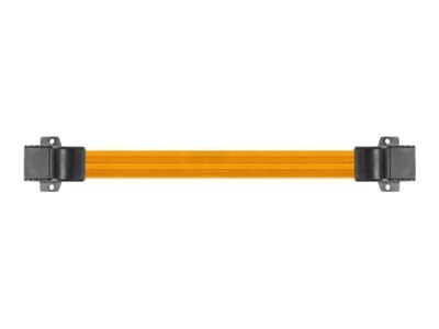 Lanberg - Sprzęgacz sieciowy - RJ-45 (F) do RJ-45 (F) - CAT 5e - czarny, pomarańczowy
