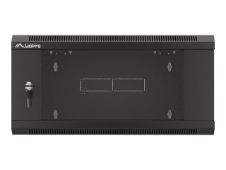 Lanberg WFFA Series - Stojak szafa - do montażu na ścianie - RAL 9004, czarny - 4U - 19"