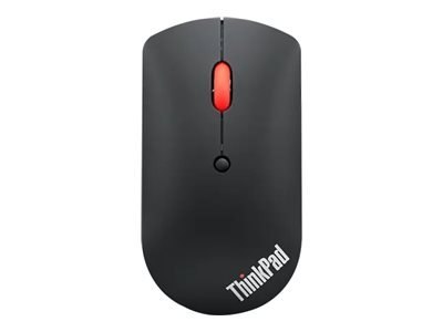 Lenovo ThinkPad Silent - Mysz - prawo i leworęczna - niebieska optyczna - 3 przyciski - bezprzewodowa - Bluetooth 5.0 - czarny -