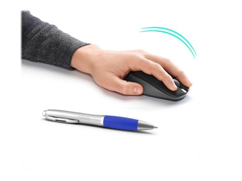 Logitech M190 - Mysz - optyczna - 3 przyciski - bezprzewodowa - odbiornik bezprzewodowy USB - ciemny grafit