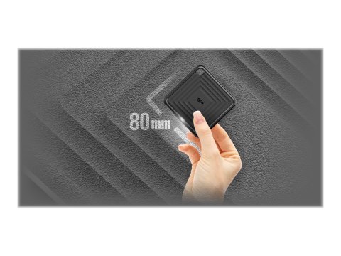 SILICON POWER PC60 - SSD - 240 GB - zewnętrzny (przenośne) - USB 3.2 Gen 2 - czarny