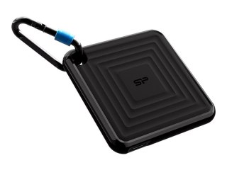 SILICON POWER PC60 - SSD - 960 GB - zewnętrzny (przenośne) - USB 3.2 Gen 2 - czarny