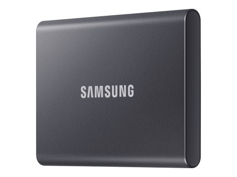 Samsung T7 MU-PC2T0T - SSD - zaszyfrowany - 2 TB - zewnętrzny (przenośne) - USB 3.2 Gen 2 (USB-C złącze) - 256 bitów AES - tytan