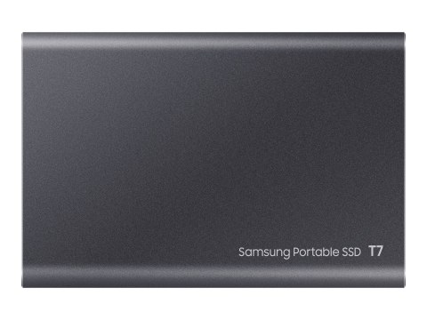 Samsung T7 MU-PC2T0T - SSD - zaszyfrowany - 2 TB - zewnętrzny (przenośne) - USB 3.2 Gen 2 (USB-C złącze) - 256 bitów AES - tytan