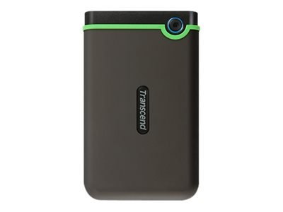 Transcend StoreJet 25M3 - Dysk twardy - 4 TB - zewnętrzny (przenośne) - 2,5" - USB 3.1 Gen 1 - AES - żelazowo-szary