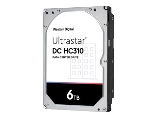WD Ultrastar DC HC310 - Dysk twardy - 6 TB - wewnętrzny (komputer stacjonarny) - 3,5" (w 3,5" obudowie) - SAS 12Gb/s - 7200 obr/