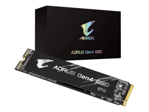 AORUS - SSD - 2000 GB - wewnętrzny - M.2 2280 - PCIe 4.0 x4 (NVMe) - bufor: 2 GB