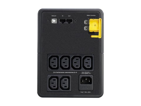 APC Back-UPS BX Series BX1200MI - UPS - AC 230 V - 650 wat - 1200 VA - 9 Ah - złącza wyjściowe: 6