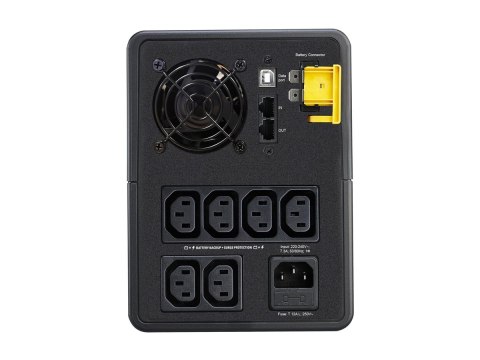 APC Back-UPS BX Series BX1600MI - UPS - AC 230 V - 900 wat - 1600 VA - 7 Ah - złącza wyjściowe: 6