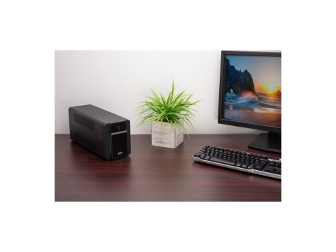 APC Easy UPS BVX Series BVX900LI - UPS - AC 220-240 V - 480 wat - 900 VA - 9 Ah - złącza wyjściowe: 4