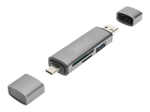 DIGITUS DA-70886 - Czytnik kart (SD, microSD) - USB 3.0/USB-C
