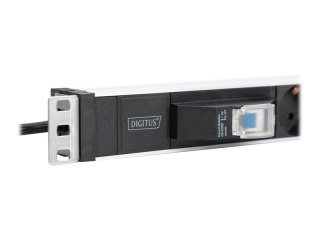 DIGITUS DN-95417 - Linka zasilania (montowany w stojaku) - AC 250 V - 4000 wat - wejście: zasilanie - złącza wyjściowe: 6 - 1U -