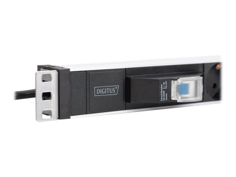 DIGITUS DN-95417 - Linka zasilania (montowany w stojaku) - AC 250 V - 4000 wat - wejście: zasilanie - złącza wyjściowe: 6 - 1U -