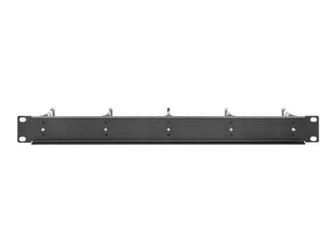 DIGITUS DN-97667 - Panel do porządkowania kabli z pierścieniami - do montażu na stelażu - odlotowa czerń, RAL 9005 - 1U - 19"