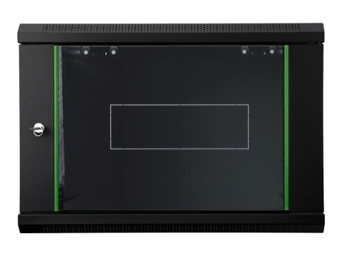 DIGITUS Dynamic Basic DN-19 16-U-EC-SW - Stojak szafa - do montażu na ścianie - RAL 9005, czarny - 12U - 19"
