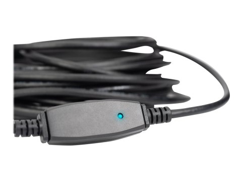 DIGITUS - Przedłużacz kabla USB - USB Typ A (M) do USB Typ A (F) - USB 3.0 - 10 m - aktywny - czarny