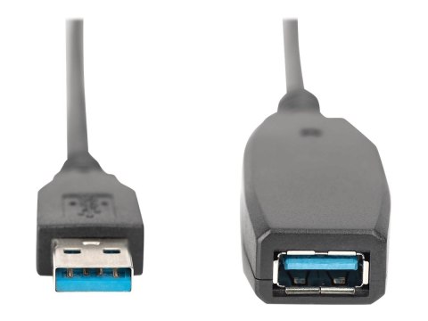 DIGITUS - Przedłużacz kabla USB - USB Typ A (M) do USB Typ A (F) - USB 3.0 - 20 m - aktywny - czarny