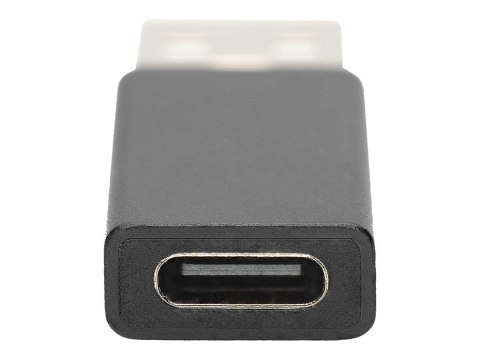 DIGITUS - Przejściówka USB - USB-C (F) do USB (M) - USB 3.0 - 3 A - czarny