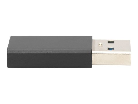 DIGITUS - Przejściówka USB - USB-C (F) do USB (M) - USB 3.0 - 3 A - czarny