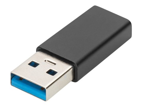 DIGITUS - Przejściówka USB - USB-C (F) do USB (M) - USB 3.0 - 3 A - czarny
