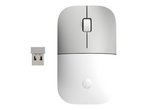 HP Z3700 - Mysz - bezprzewodowa - 2.4 GHz - odbiornik bezprzewodowy USB - biel ceramiczna