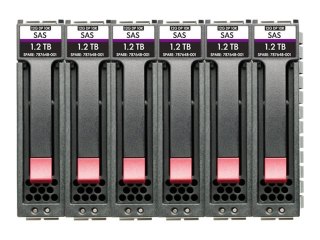 HPE Midline - Dysk twardy - 10 TB - hot-swap - 3.5" LFF - SAS 12Gb/s - 7200 obr/min (pakiet 6) - dla Modular Smart Array 2060 10