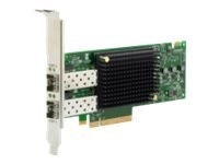 HPE SN1610E - Przejściówka magistrali hosta - PCIe 4.0 - 32Gb Fibre Channel SFP+ x 2 - dla ProLiant DL325 Gen10, DL345 Gen10, DL
