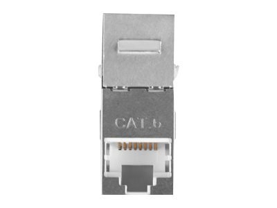 Lanberg KSF6-3090 - Wkładka modułowa (sprzęg) - CAT 6 - FTP - RJ-45 - srebrny