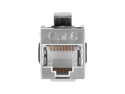 Lanberg KSF6-3090 - Wkładka modułowa (sprzęg) - CAT 6 - FTP - RJ-45 - srebrny