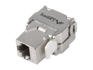 Lanberg KSFA-2000 - Wkładka modułowa - CAT 6a - FTP - RJ-45 - srebrny