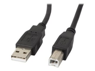 Lanberg - Kabel USB - USB (M) do USB Typ B (M) - USB 2.0 - 1 m - czarny