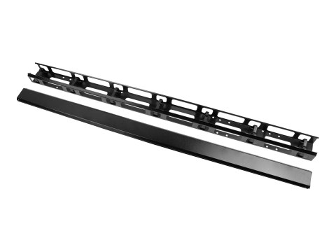 Lanberg - Panel zarządzania kablami stojaka (pion) - czarny - 32U - 19" (pakiet 2)