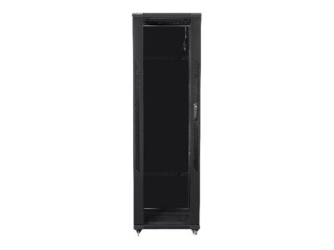 Lanberg - Stojak szafa - czarny, RAL 9004 - 42U - 19"