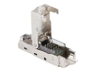 Lanberg - Złącze sieciowe - RJ-45 (M) - FTP - 6 - 9 mm - CAT 6 - srebrny