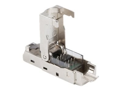 Lanberg - Złącze sieciowe - RJ-45 (M) - FTP - 6 - 9 mm - CAT 6 - srebrny