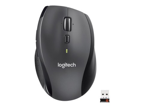 Logitech Marathon M705 - Mysz - praworęczna - laser - bezprzewodowa - 2.4 GHz - odbiornik bezprzewodowy USB