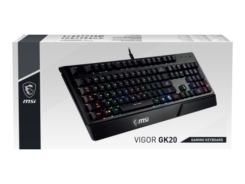 MSI Vigor GK20 - Klawiatura - podświetlenie - USB