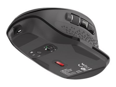 Natec Falcon - Mysz - ergonomiczna - praworęczna - optyczna - 6 przyciski - bezprzewodowa - 2.4 GHz, Bluetooth 5.0 - odbiornik b