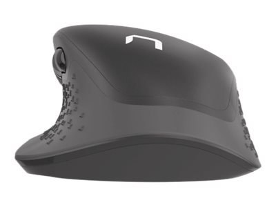 Natec Falcon - Mysz - ergonomiczna - praworęczna - optyczna - 6 przyciski - bezprzewodowa - 2.4 GHz, Bluetooth 5.0 - odbiornik b