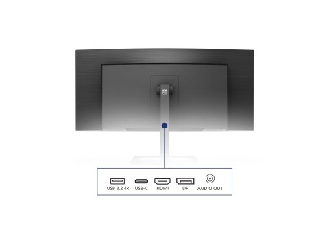 Philips E-line 346E2CUAE - Monitor LED - zaokrąglony - 34" - 3440 x 1440 UWQHD @ 100 Hz - VA - 300 cd/m² - 3000:1 - 1 ms - HDMI,