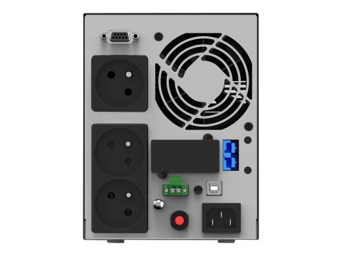 PowerWalker VFI 1000 AT FR - UPS - AC 80-300 V - 900 wat - 1000 VA - 9 Ah - RS-232, USB - złącza wyjściowe: 3